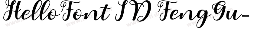 HelloFont ID FengGu字体转换